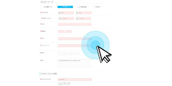 お客様情報の入力
